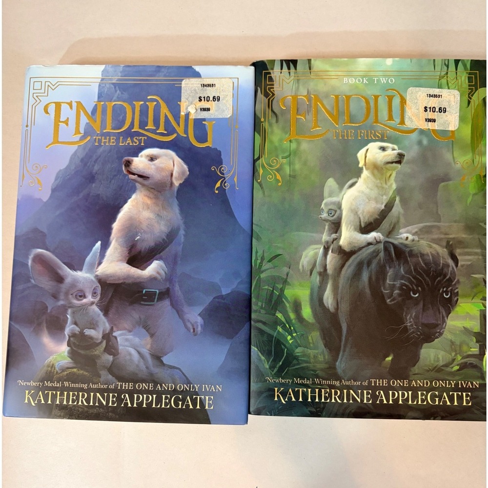 Katherine Applegate Endling Books 1 & 2 Hardcover Set The Last and The First